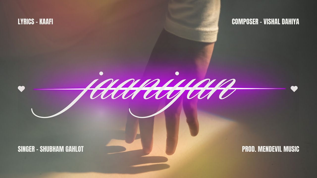 JAANIYAN | Shubham Gahlot | Kaafi | Prod. MenDevil Music | Latest Punjabi Sad Song Of 2025 |