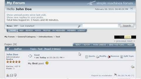 How to moderate a topic in SMF - SMF Tutorials