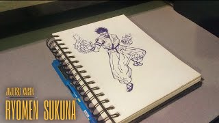 Drawing Ryomen Sukuna | ep 1 | Jujutsu Kaisen