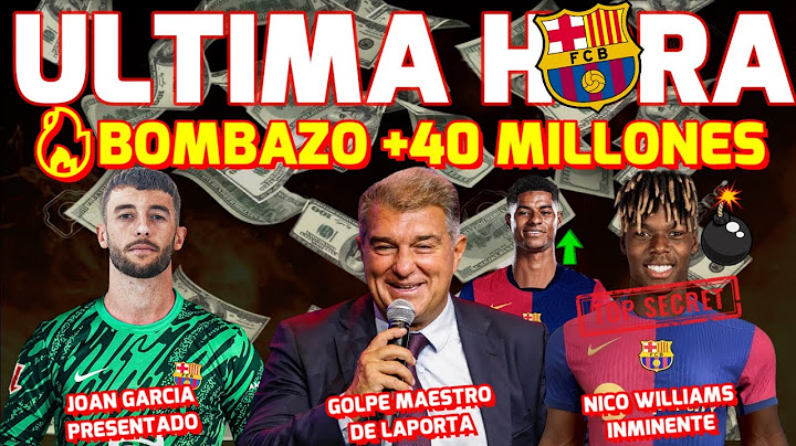🚨 BOMBAZO LAPORTA - LLUVIA DE MILLONES 🔥TOP SECRET - NICO WILLIAMS 👀JOAN GARCIA INSCRITO EN LIGA