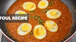 Sahri Special Most Popula Arab Foul Mudammas Beans Dish At Home Breakfast Or Dinner Arabic Food