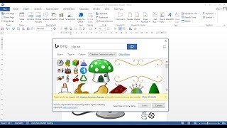 How to insert clipart in word 2013, 2016