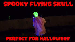 Frighten your Neighbors with this Radio Controlled Flying Halloween Skull