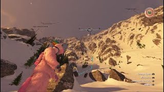 Landing a sextuple backflip and rodeo in STEEP