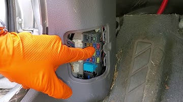 2008 Mazda 6 Cigarette Lighter Fuse, Power Outlet Fuse & Relay Location