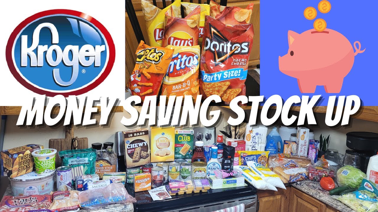 $170 Huge Kroger Grocery Haul - I Saved $50 Using Kroger Digital Coupons - Getting Prepared