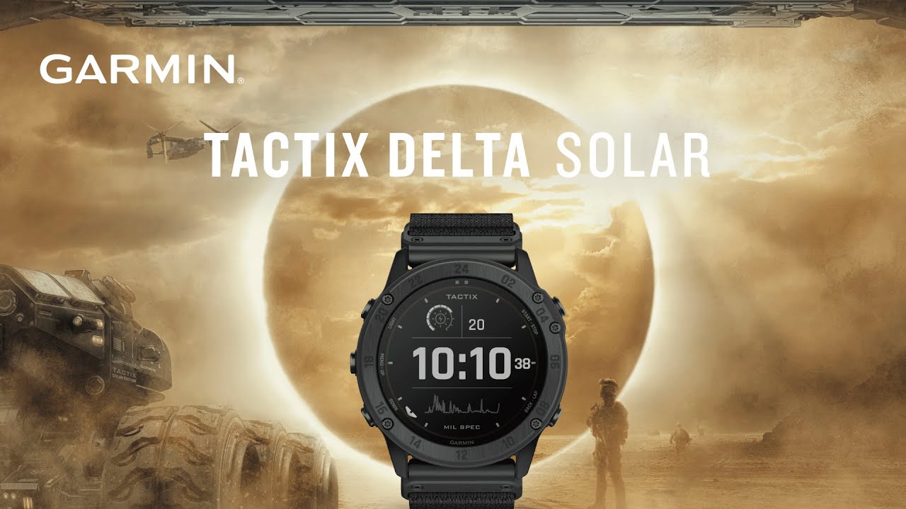 tactix Delta Solar : The GPS smartwatch with tactical features