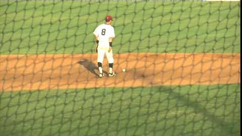 Runner reaches first on shortstop error