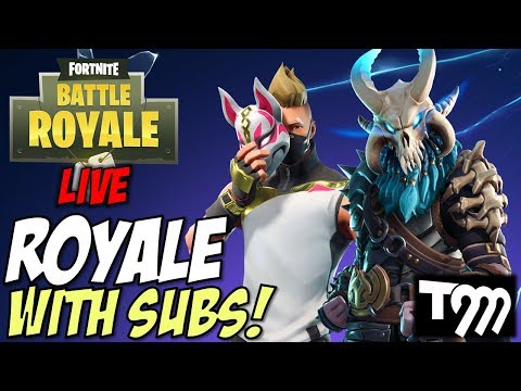 SUBS CARRY ME TO ROYALE - Fortnite: Battle Royale Season 5 LIVE (Xbox One)