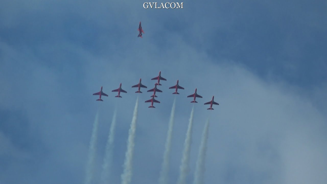 Red Arrows at Springhawk 2024 in Greece