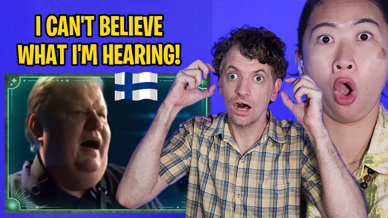 Our First Reaction to Finnish singer Jope Ruonansuu - Enkeleitä toisillemme