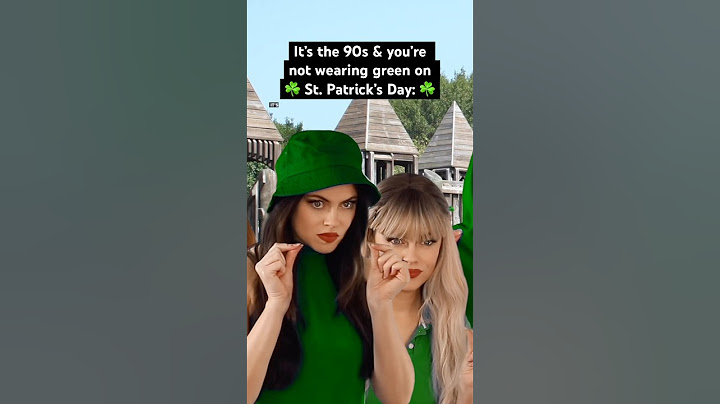 It’s the #90s & you’re not wearing green on St. Patrick’s Day. #90skids #nostalgia #millennials