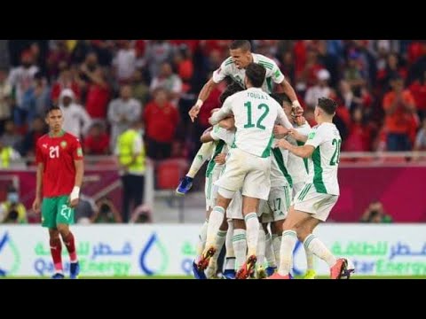 ملخص مباراة الجزائر   المغرب ركلات الترجيح   مباراة مجنونة تعليق رؤوف خليف كأس العرب 