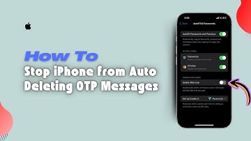 How to stop OTP message from Auto deleting on iPhone