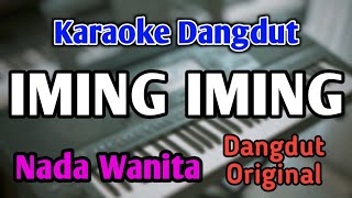 IMING IMING - KARAOKE || NADA WANITA CEWEK || Dangdut Original || Rita Sugiarto || Live Keyboard