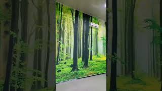 Wallpaper Custom 3D forest, HIGH RESOLUTION #wallpaperdinding3d #shortsfeed