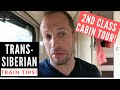 TRANS SIBERIAN Second Class CABIN TOUR (and TIPS!)