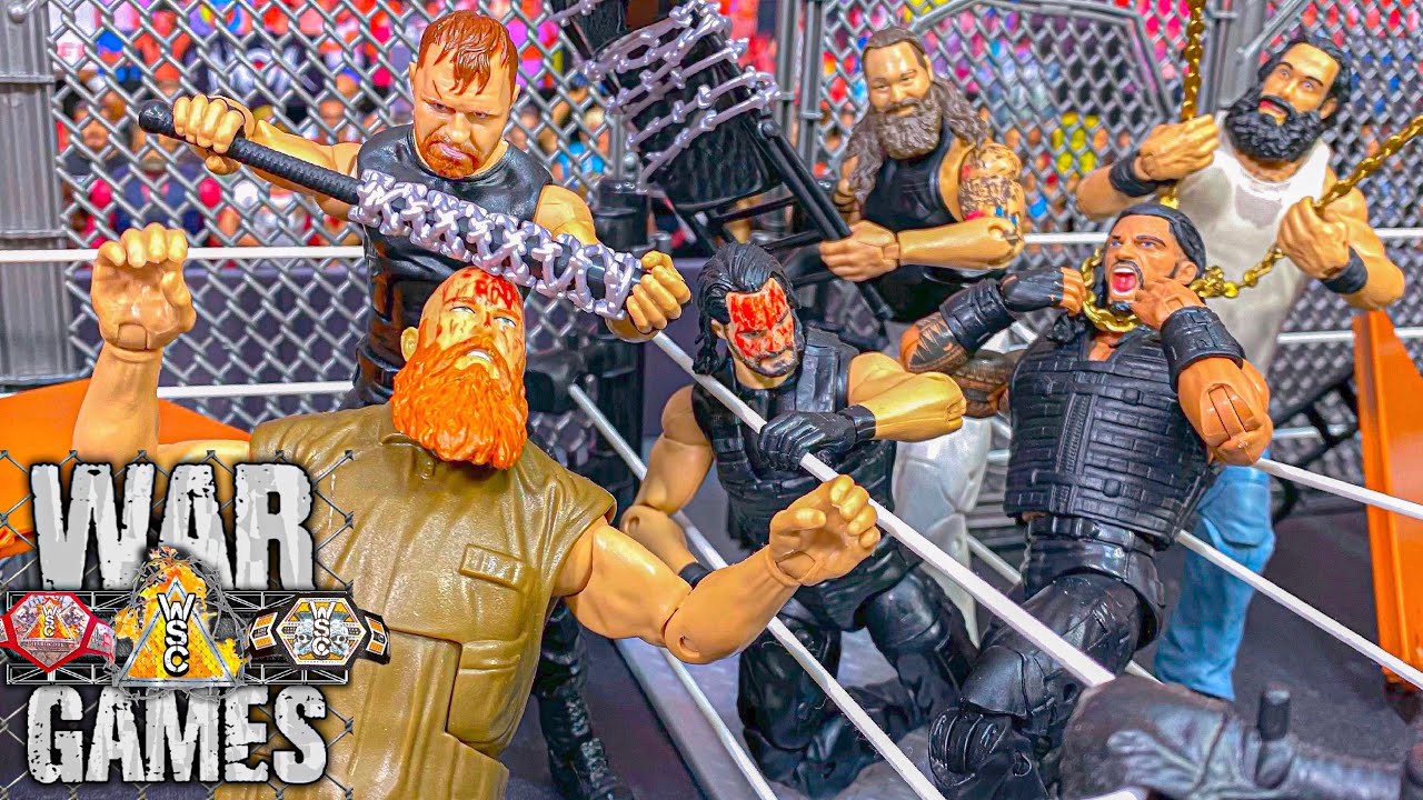 The Shield vs Wyatt Family WarGames Action Figure Match! Winners Take All!
