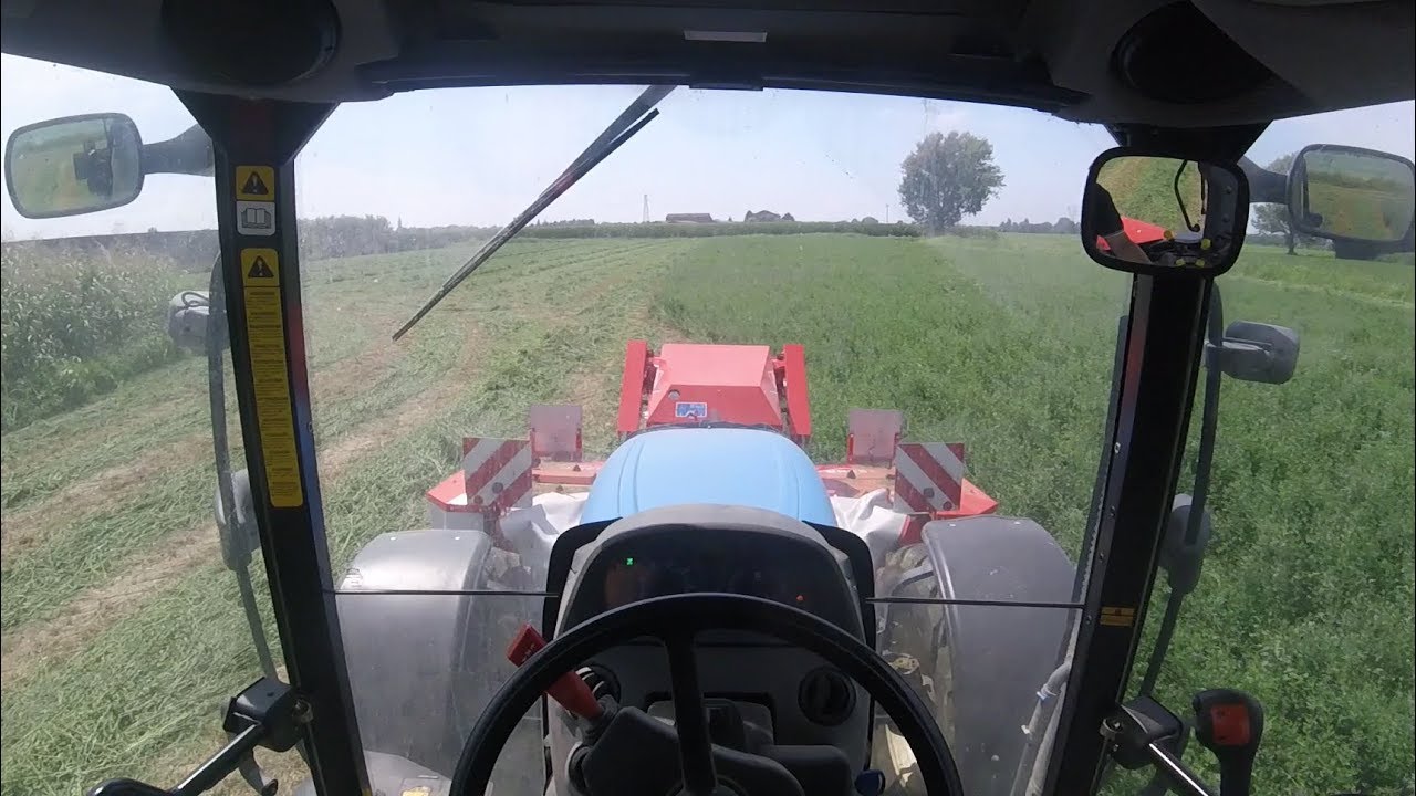 CAB VIEW | New Holland TS135A e KUHN FC313D F e FC284D [FHD][GoPro]
