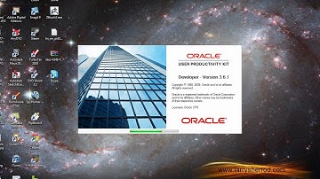 Running UPK for the first time, Oracle Applications Training