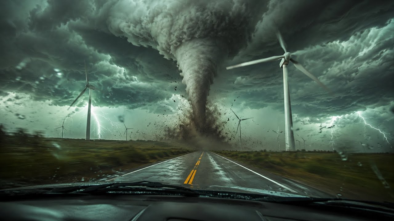 We Drove INTO a Tornado Next to a Wind Farm.Nobody Else Got This ...