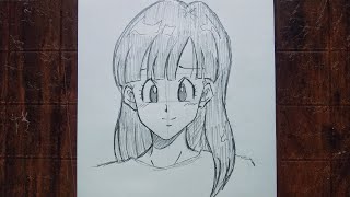 How To Draw Bulma Easy Bulma Drawing Easy Step By Step Tutorial Dragon Boll