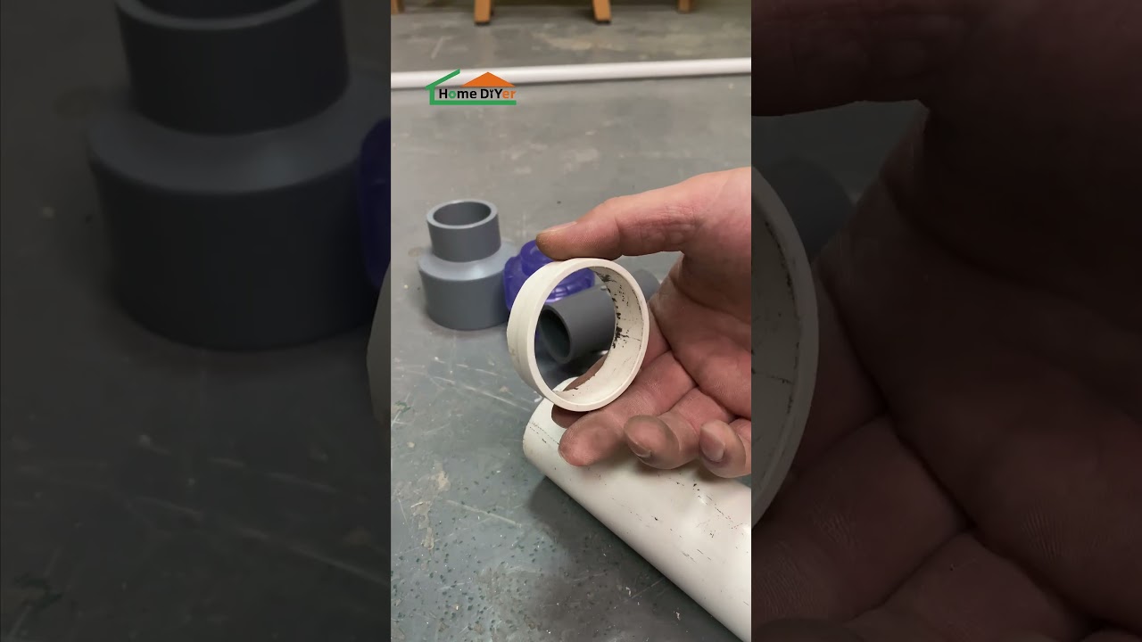 A great way to draw circles on a water pipe