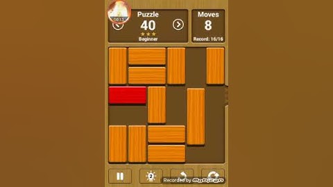 Unblock Me FREE Beginner level 40