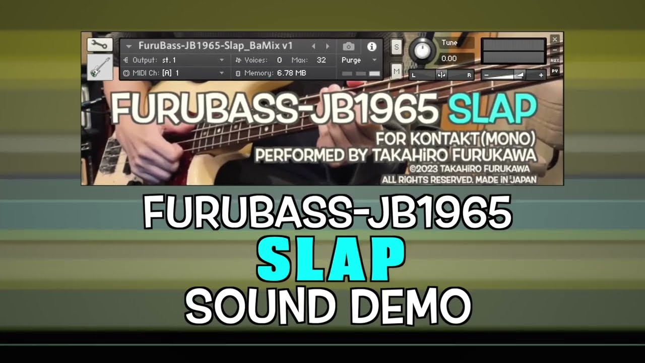 ジャズベース]FuruBass-JB1965 ベース音源 for KONTAKT - FuruSamples
