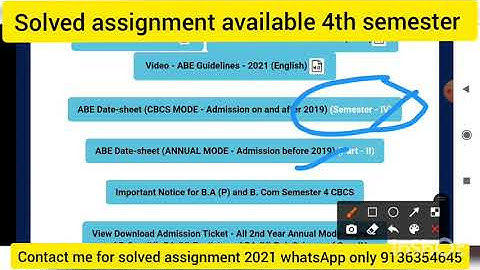 4th semester solved assignment 2021 || Ba bcom solved assignment 2021