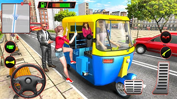 Modern Tuk Tuk Auto Rickshaw Racing Game _ Active Adventures Games_ Android GamePlay #32