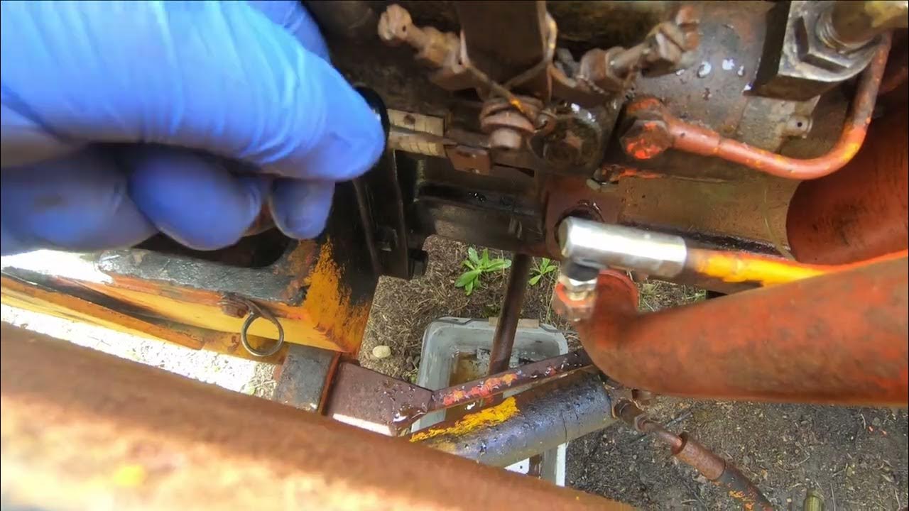 1968 CASE 580CK TRACTOR: REMOVING THE INJECTION PUMP - YouTube