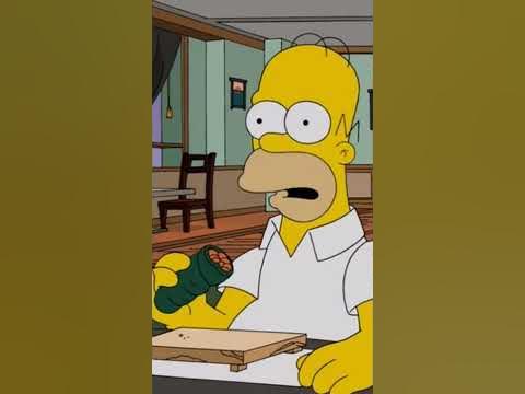 Гомер Симпсон зашёл в ресторан поесть роллы # Simpsons # Gomer Simpson ...