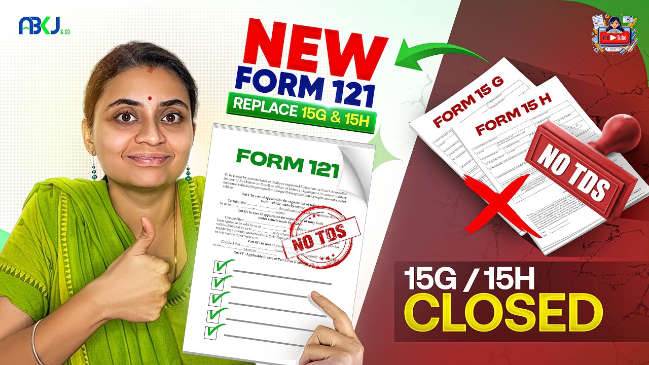 💥 Form 121 Explained | How to Avoid TDS Legally (Section 393(6)) 📄 ...