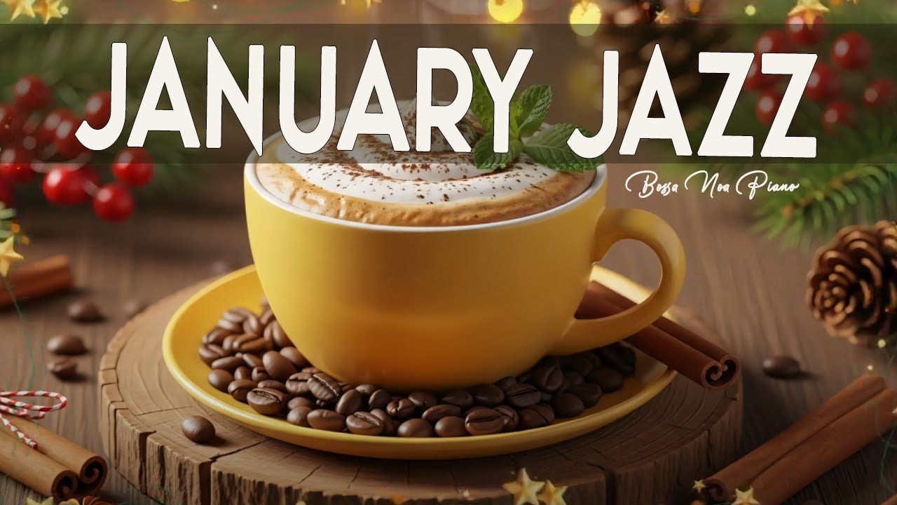 Positive Winter Jazz Cafe ~ Gentle Morning Bossa for Clear Focus, Soft Drive & Easy Study Flow