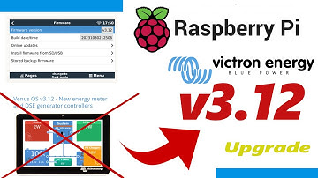 Victron VenusOS UPGRADE v3.12 | Raspberry Pi