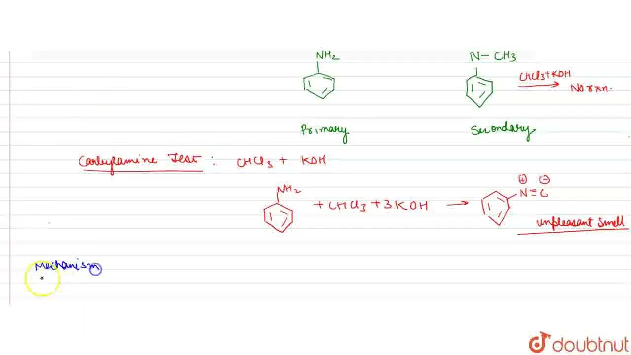 Use simple chemical tests to distinguish Anilie from N-methylaniline.  | CLASS 12 | AMINES  | CH...