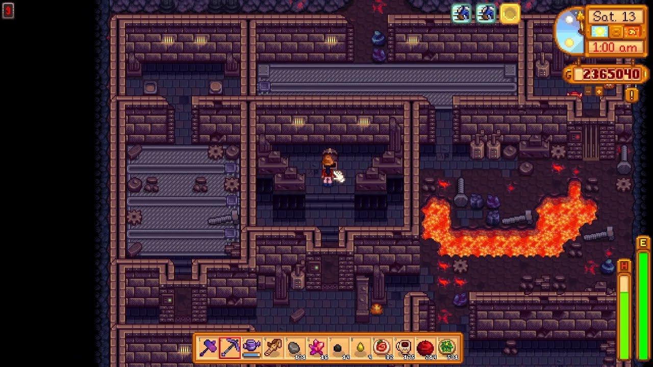 Stardew Valley 257 Skull Cavern and Volcano Chests YouTube