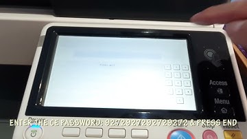 Ozone Filter Counter Reset for Konica Minolta Bizhub BH367