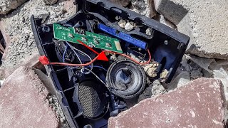 Restoration old broken abandoned speakers – restore ancient antique speakers