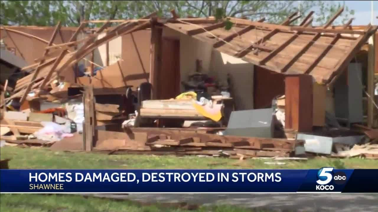Shawnee homes destroyed, damaged by tornado YouTube