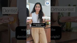 Orthodontist vs Dentist - Who are more qualified to do - Dental Braces | Aligner | Invisalign #short