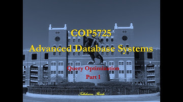 Query Optimization Part 1