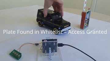 Offline ANPR gate opener demo