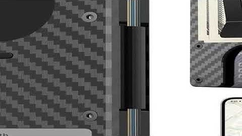 Wallet with Built in Airtag Chip, RFID Blocking Credit Card Holder,  Compatible with Find My iOS Onl