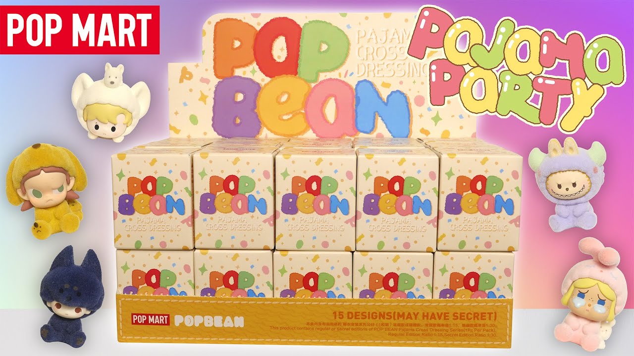 POP BEAN Pajama Party FULL BOX Unboxing