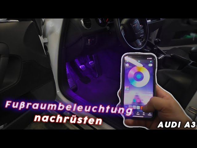 Auto-Fußraumbeleuchtung nachrüsten mit dem RGB LED-Set von Goovee! 