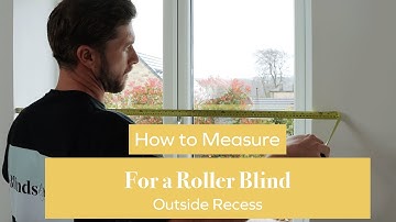 How to Measure for a Roller Blind Outside Recess | BlindsbyPost |