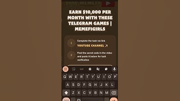 Earn $10,000 per Month With These Telegram Games | MemefiGirls Code Video Today 31 August 2024