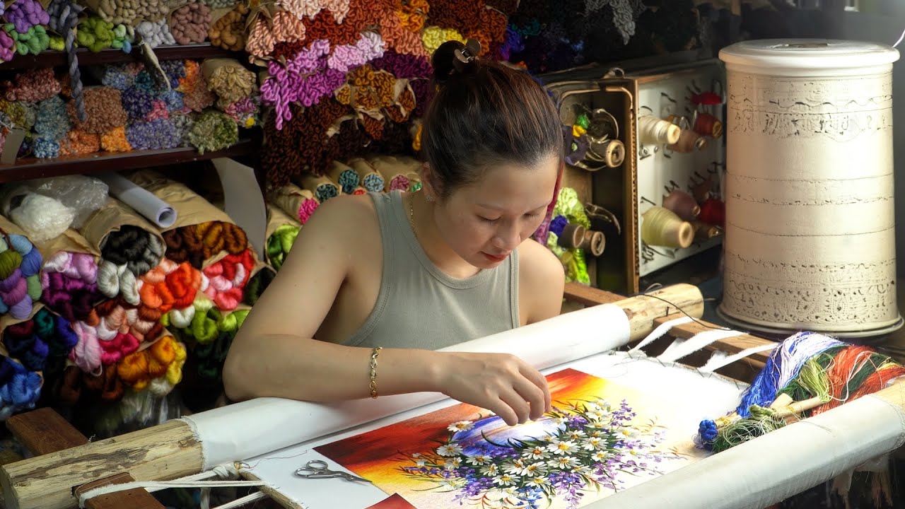 [Free Pattern] A Beautiful Embroidery Pattern | Colorful Wildflowers Flowers Design